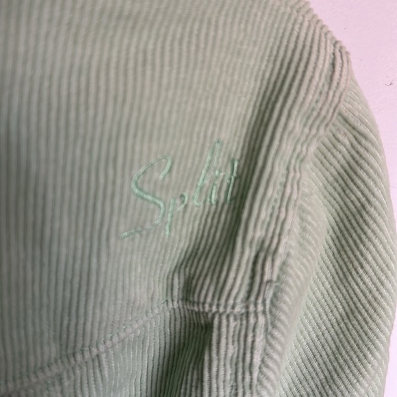 Split Corduroy Mint Jacket - Picture 5 of 5